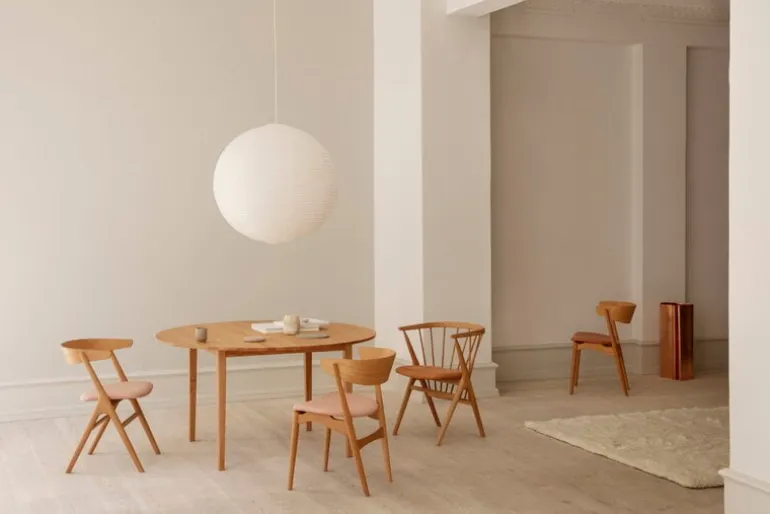 Sibast No 3 bord, 120 cm, utdragbart, vitoljad ek