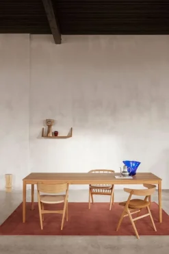 Sibast No 7 stol, oljad ek - honungsfärgat läder