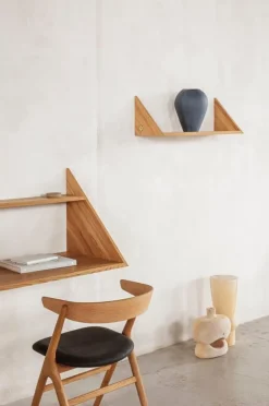 Sibast No 9 stol, oljad ek - antracitläder