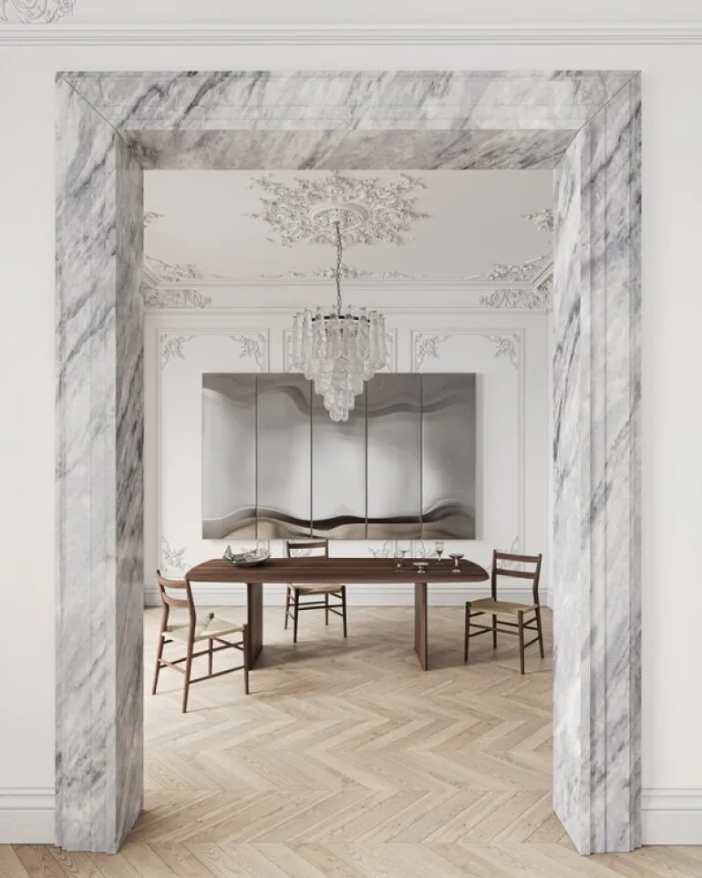 Sibast No 59 stol, valnöt - naturlig papperssnodd