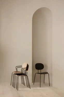 Sibast Piet Hein stol, svart - svartlackerad ek