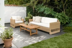 Sika-Design Carrie soffa, naturlig - vit