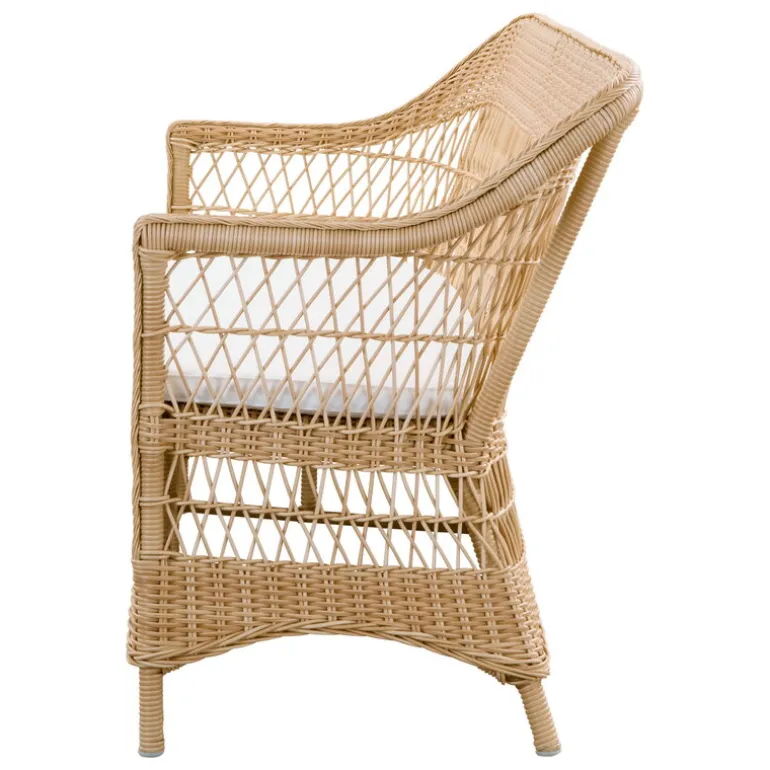 Sika-Design Charlot 3-sits soffa, naturlig - vit