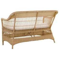 Sika-Design Charlot 2-sits soffa, naturlig - vit