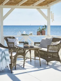 Sika-Design Charlot stol, antikgrå - vit