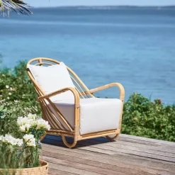 Sika-Design Charlottenborg Exterior stol, naturell - vit