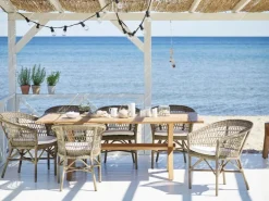 Sika-Design Emma stol, antikgrå - vit