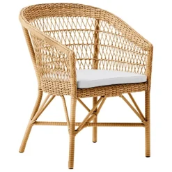 Sika-Design Emma stol, naturlig - vit