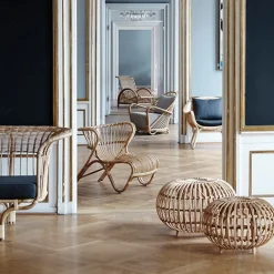 Sika-Design Fox fåtölj, naturlig rotting