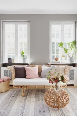 Sika-Design Franco Albini fotpall, stor, naturlig rotting