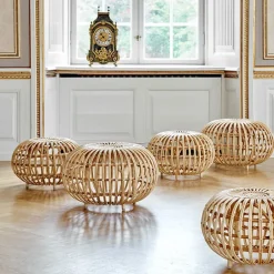 Sika-Design Franco Albini fotpall, stor, naturlig rotting