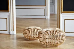 Sika-Design Franco Albini Exterior liten fotpall, naturell