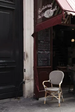 Sika-Design Isabell stol med armstöd, cappucino