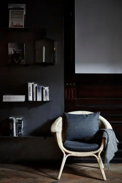 Sika-Design Madame fåtölj, naturlig rotting - mörkgrå