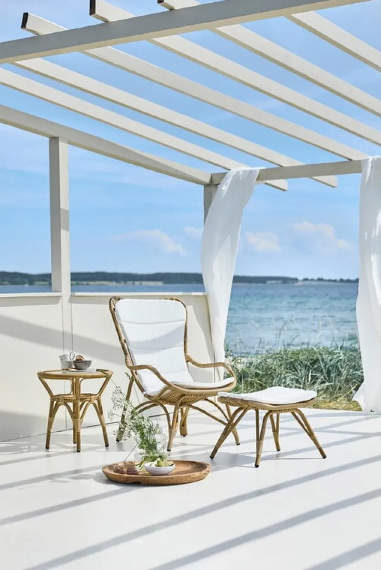 Sika-Design Monet Exterior fotpall, antikbehandlad