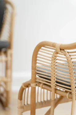 Sika-Design Swing fåtölj, naturlig rotting - mörkgrå