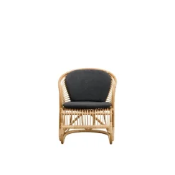 Sika-Design Swing fåtölj, naturlig rotting - mörkgrå