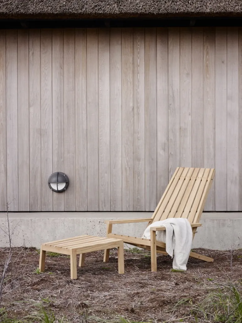 Skagerak Between Lines däckstol, teak