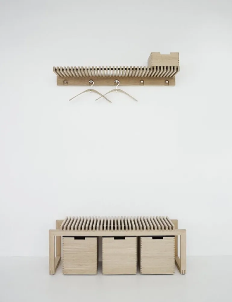 Skagerak Cutter låda, stor, ek