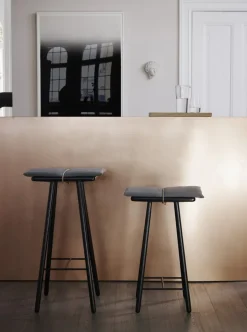 Skagerak Georg barstol, låg, svart