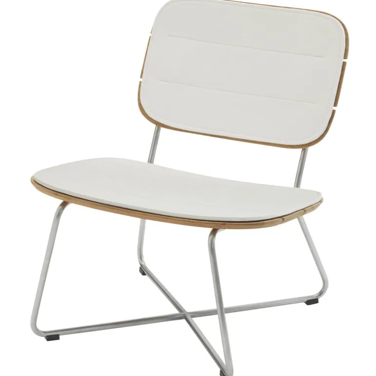 Skagerak Lilium stolsdyna till fåtölj, vit