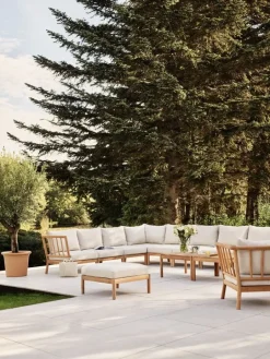 Skagerak Tradition förlängningsmodul, teak - ljus sand