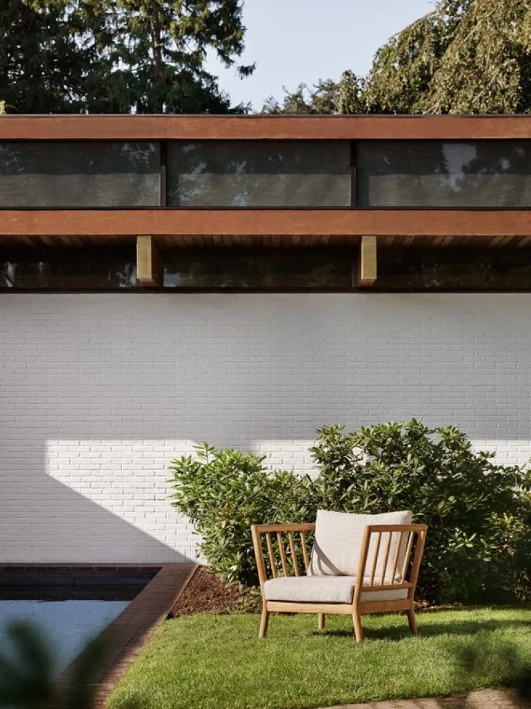 Skagerak Tradition fåtölj, teak - ljus sand