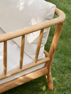 Skagerak Tradition fåtölj, teak - ljus sand