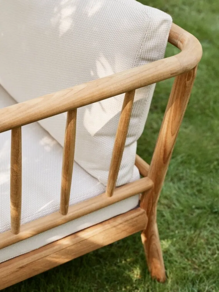 Skagerak Tradition fåtölj, teak - ljus sand