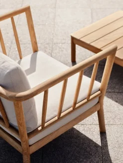 Skagerak Tradition fåtölj, teak - ljus sand