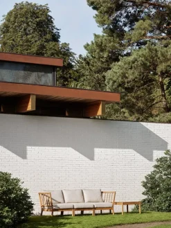 Skagerak Tradition ändmodul, teak - ljus sand