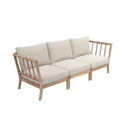 Skagerak Tradition ändmodul, teak - ljus sand