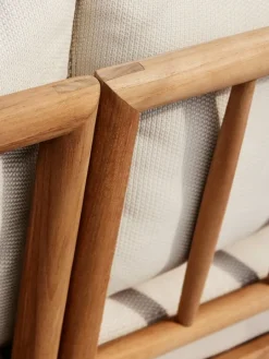 Skagerak Tradition ändmodul, teak - ljus sand