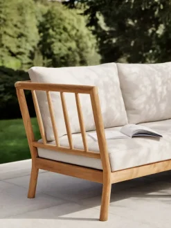 Skagerak Tradition ändmodul, teak - ljus sand