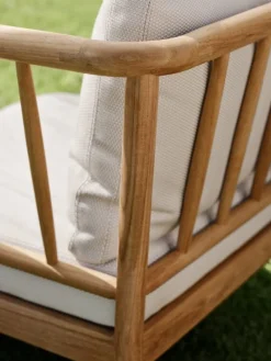 Skagerak Tradition ändmodul, teak - ljus sand