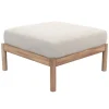Skagerak Tradition sittpuff/fotpall, teak - ljus sand