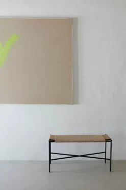 Skagerak Vent bänk, svart – papperssnöre