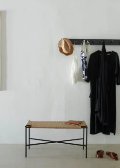 Skagerak Vent bänk, svart – papperssnöre