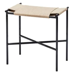 Skagerak Vent pall, svart - papperssnöre