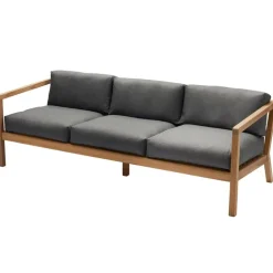 Skagerak Virkelyst tresitsig soffa, teak - kol