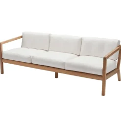 Skagerak Virkelyst tresitsig soffa, teak - vit