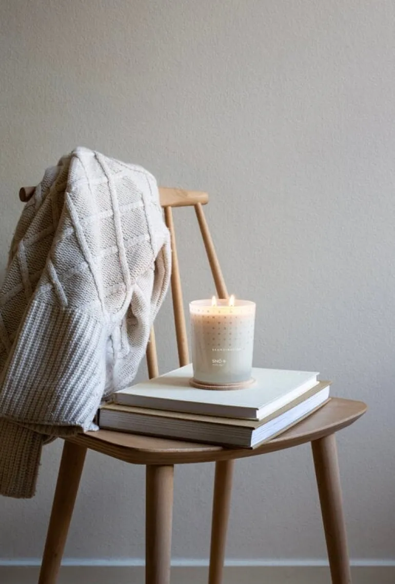 Skandinavisk Doftljus med lock, SNÖ, 2 veck, specialutgåva