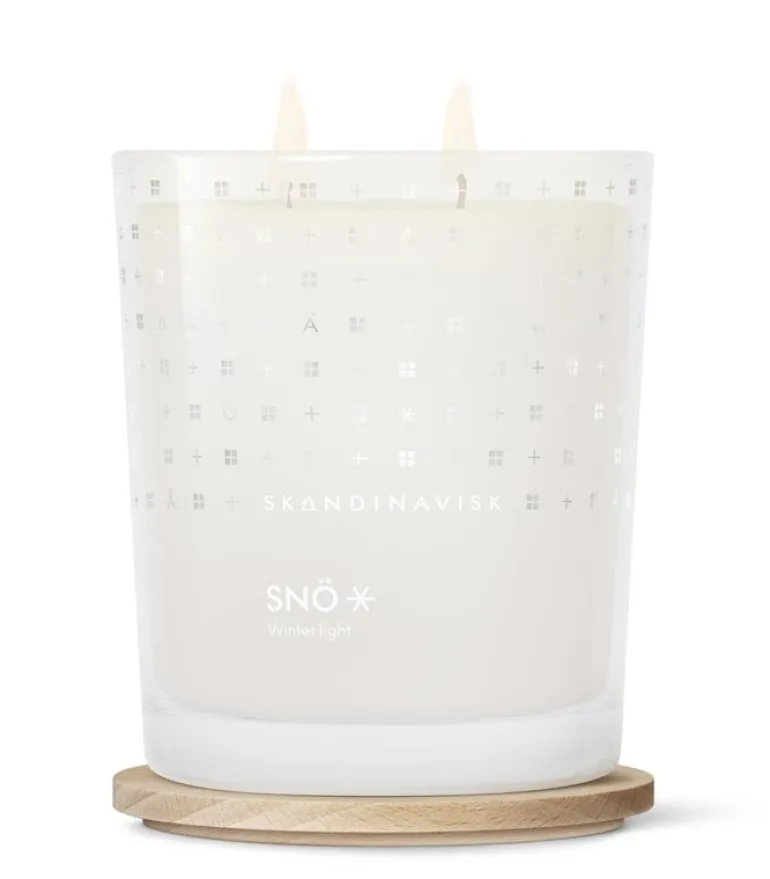 Skandinavisk Doftljus med lock, SNÖ, 2 veck, specialutgåva