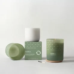 Skandinavisk FJORD doftljus med lock, stort