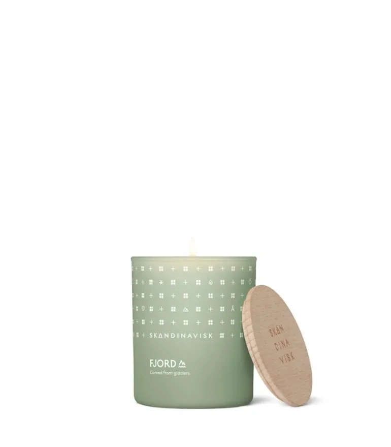 Skandinavisk FJORD doftljus med lock, stort