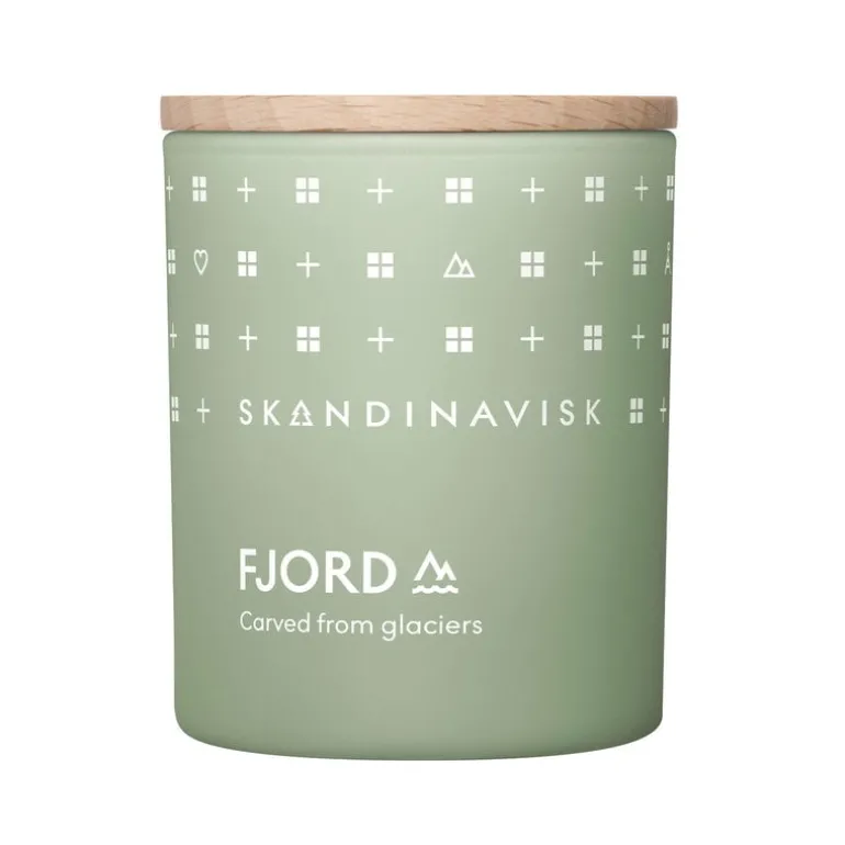 Skandinavisk FJORD doftljus med lock, litet