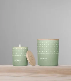 Skandinavisk FJORD doftljus med lock, litet