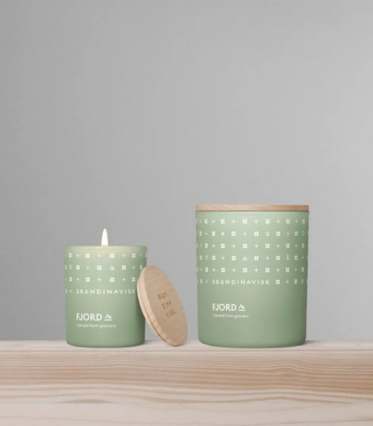 Skandinavisk FJORD doftljus med lock, litet