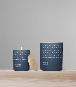 Skandinavisk HAV doftljus med lock, stort