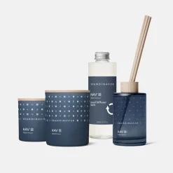 Skandinavisk HAV litet doftljus med lock